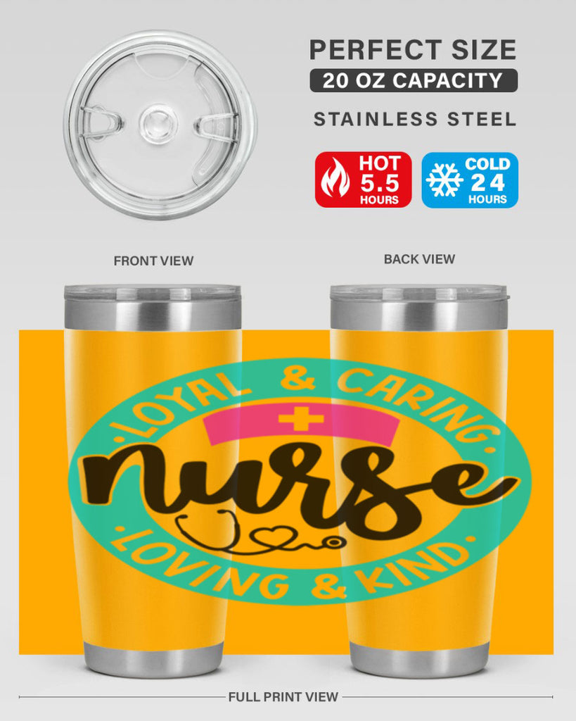 Loyal Caring Nurse Loving Kind Style Style 133#- nurse- tumbler