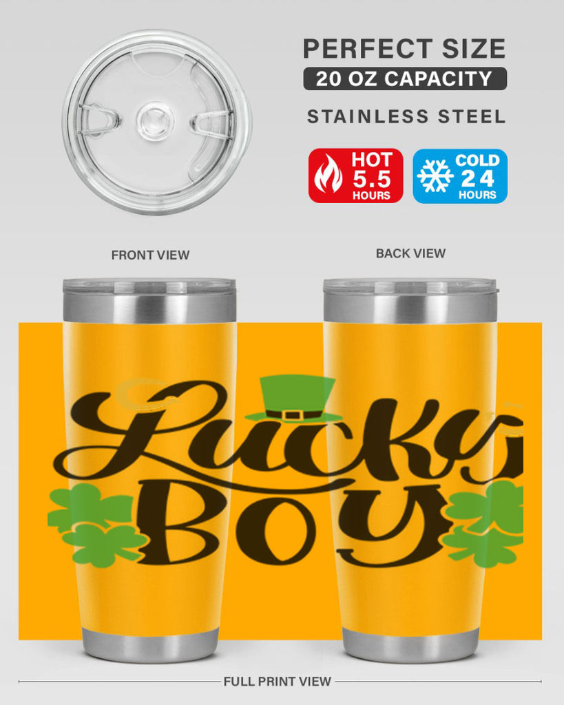 Lucky Boy Style 59#- St Patricks Day- Tumbler