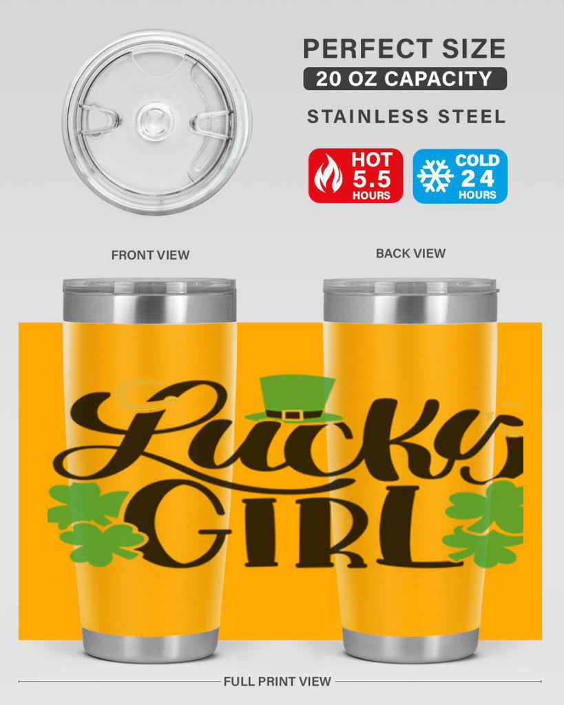 Lucky Girl Style 56#- St Patricks Day- Tumbler