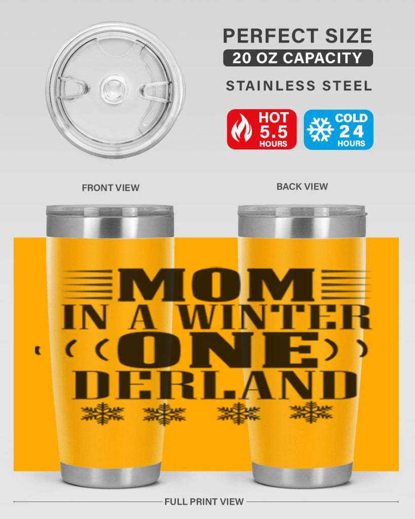 MOM IN A WINTER ONE DERLAND 322#- winter- Tumbler