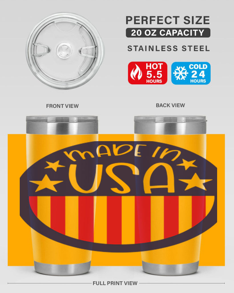 Made In USA Style 165#- Fourt Of July- Tumbler