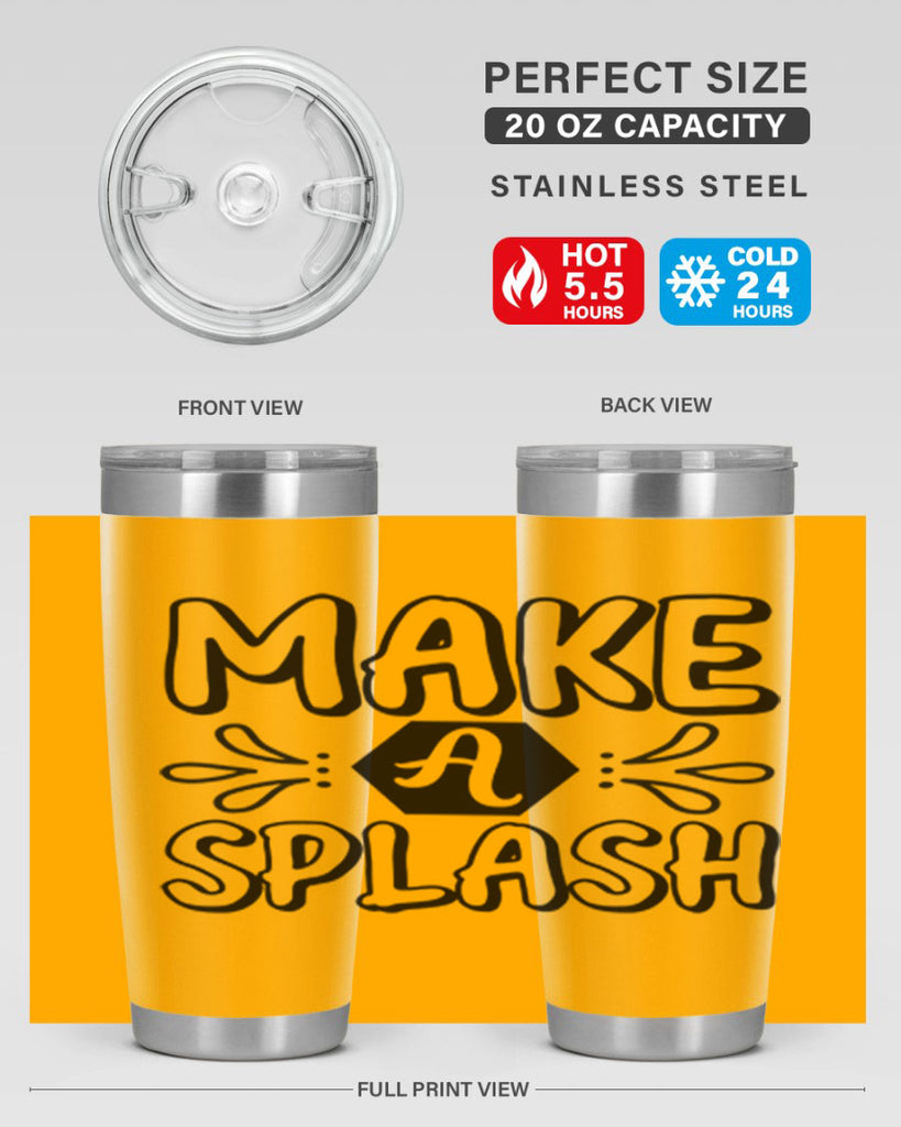 Make a splash 310#- mermaid- Tumbler