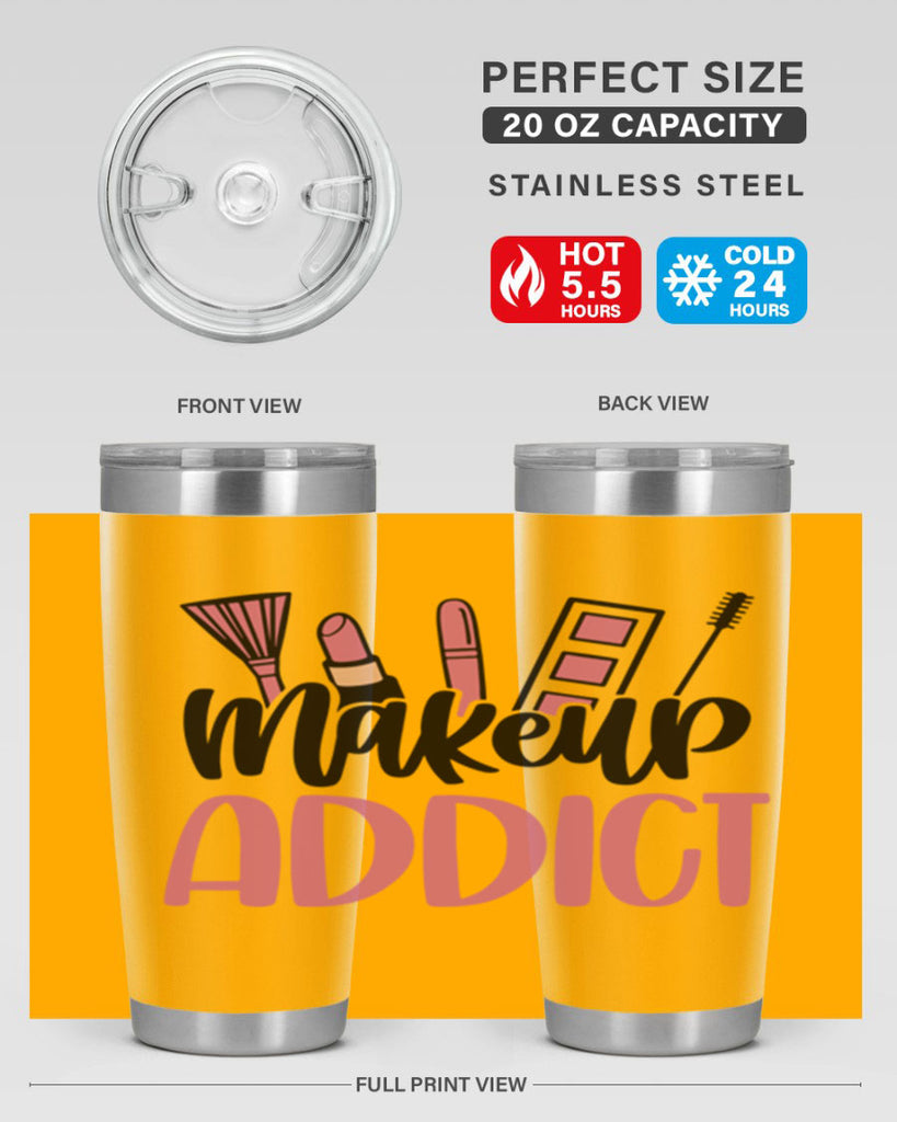 Makeup Addict Style 55#- make up- Tumbler