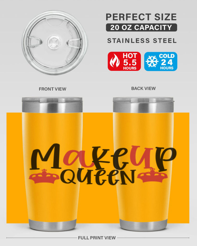 Makeup Queen design Style 223#- make up- Tumbler