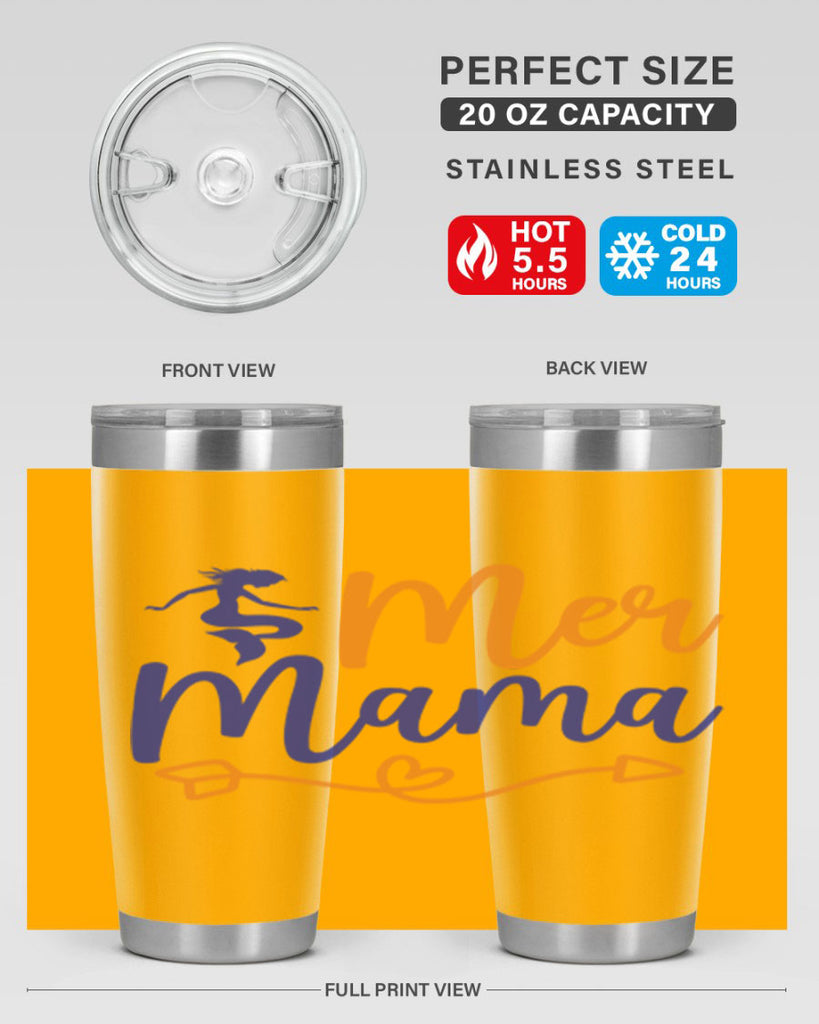 Mer Mama 331#- mermaid- Tumbler