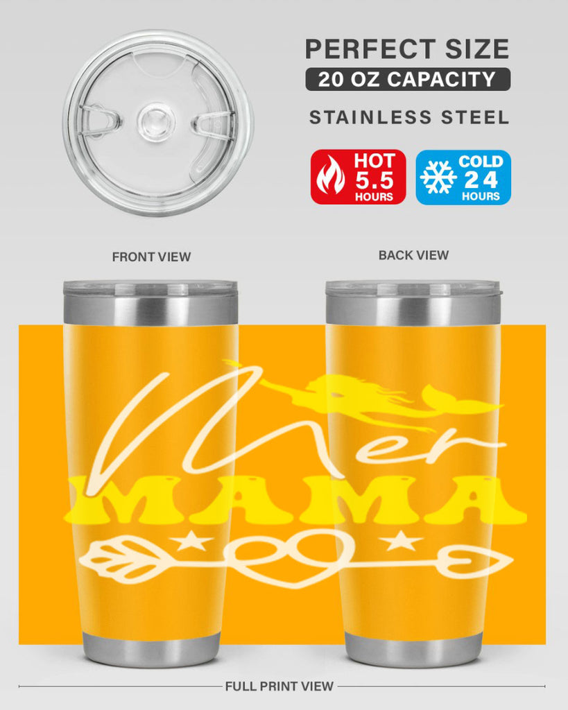 Mer Mama 332#- mermaid- Tumbler