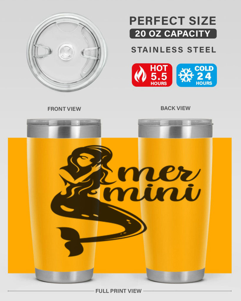 Mer mini 352#- mermaid- Tumbler