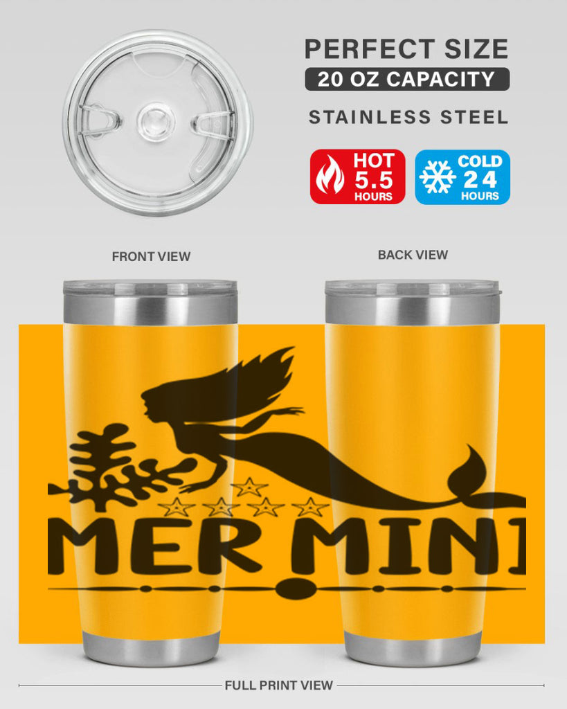 Mer mini 353#- mermaid- Tumbler