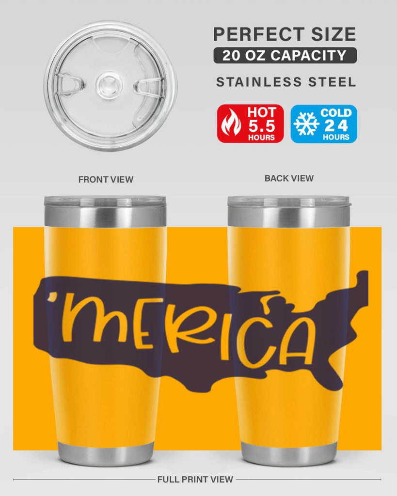 Merica Style 137#- Fourt Of July- Tumbler