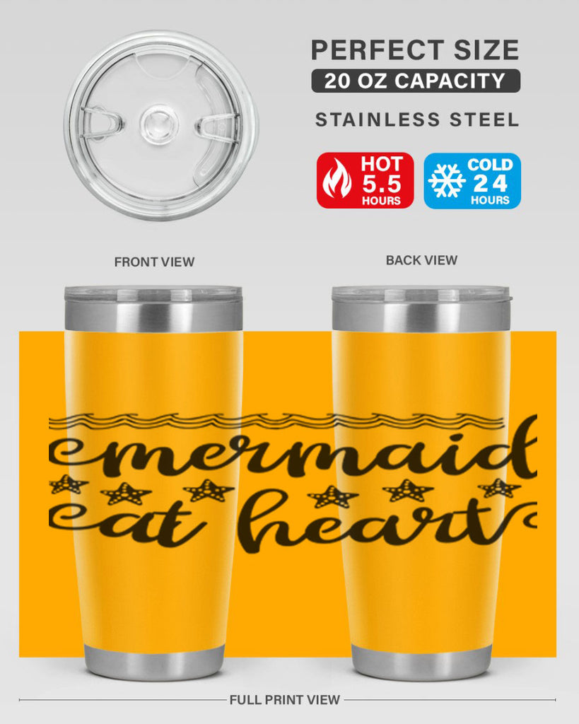 Mermaid at heart design 398#- mermaid- Tumbler