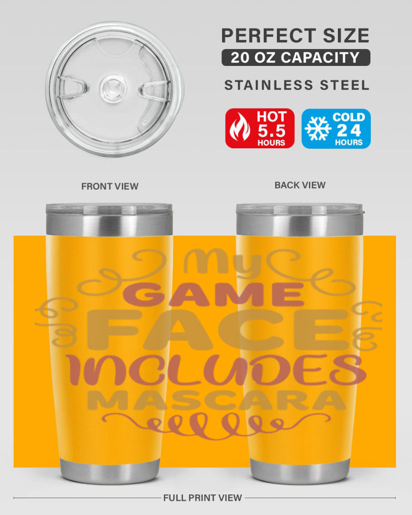 My Game Face Includes Mascara 127#- fashion- Cotton Tank