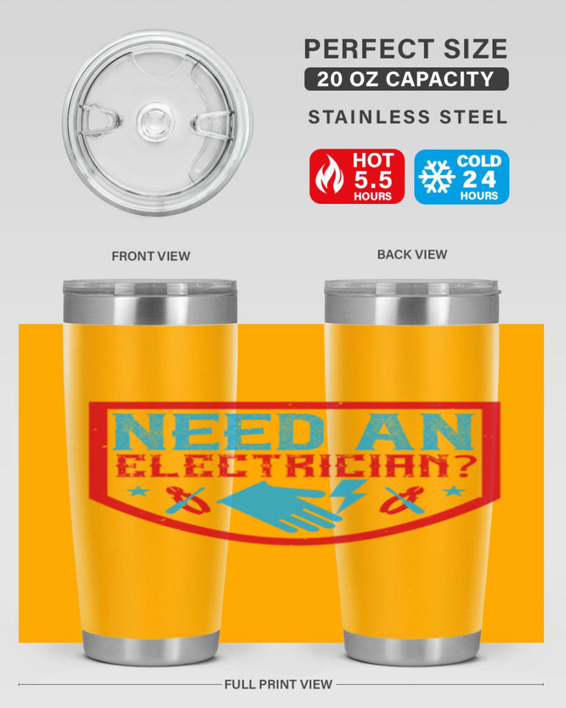 Need an electrician Style 23#- electrician- tumbler