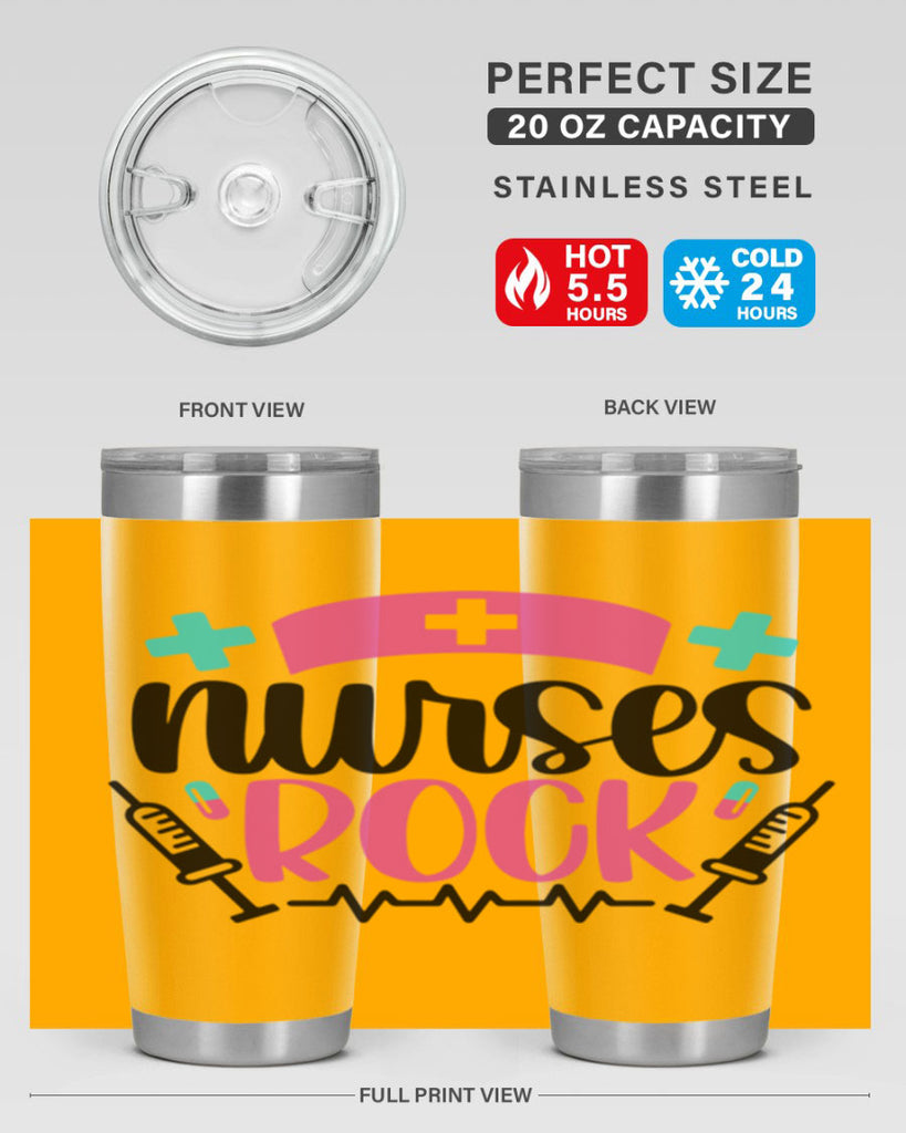 Nurses Rock Style Style 79#- nurse- tumbler