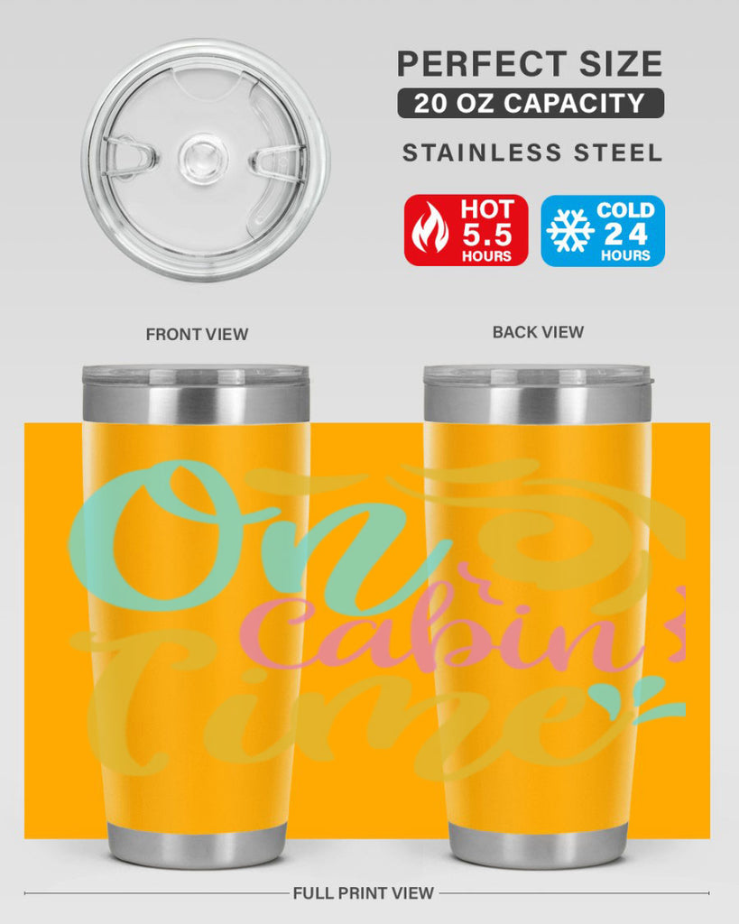 ON CABIN TIME Style 59#- summer- Tumbler