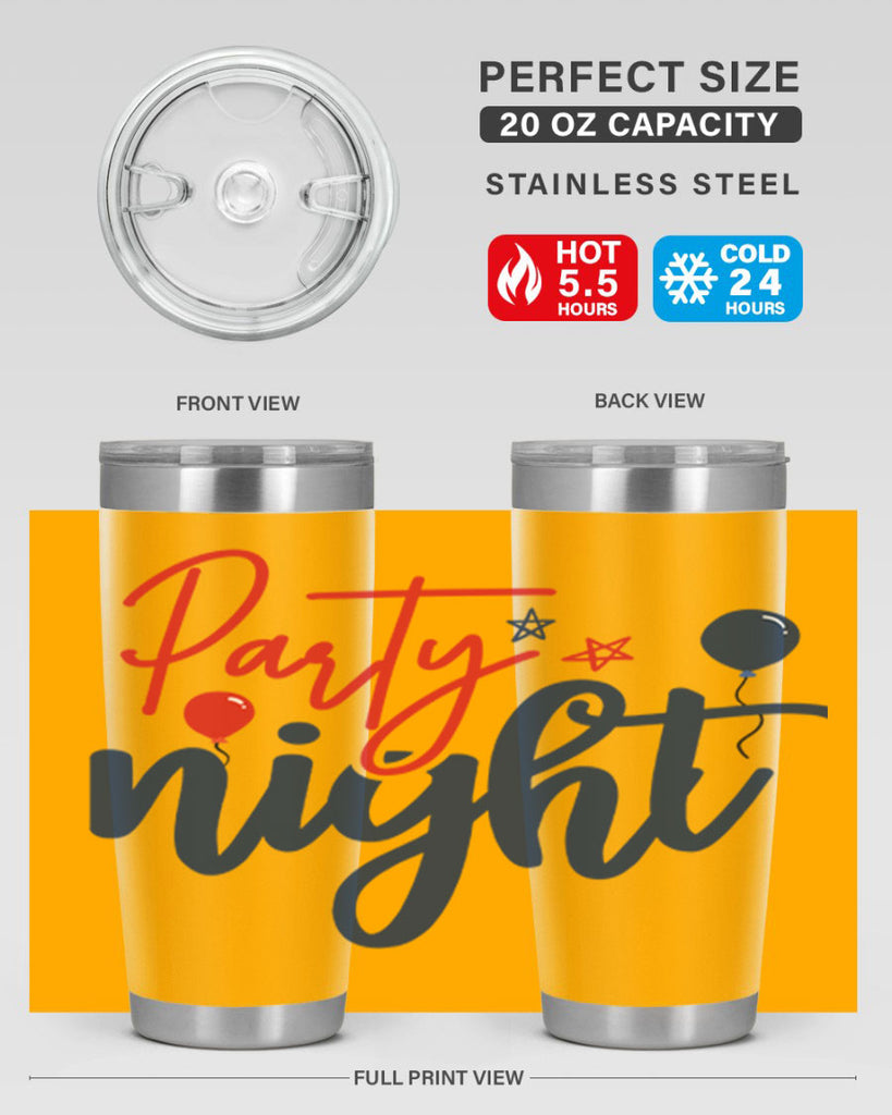 Party Night Style 84#- Fourt Of July- Tumbler