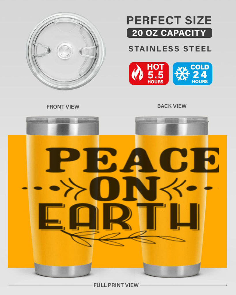 Peace on Earth 334#- winter- Tumbler