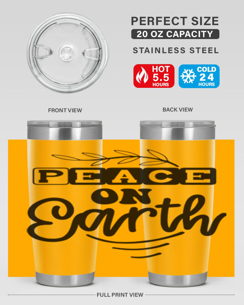 Peace on Earth 335#- winter- Tumbler