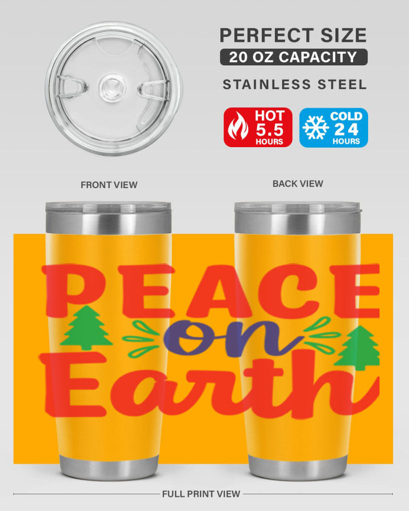 Peace on Earth 336#- winter- Tumbler