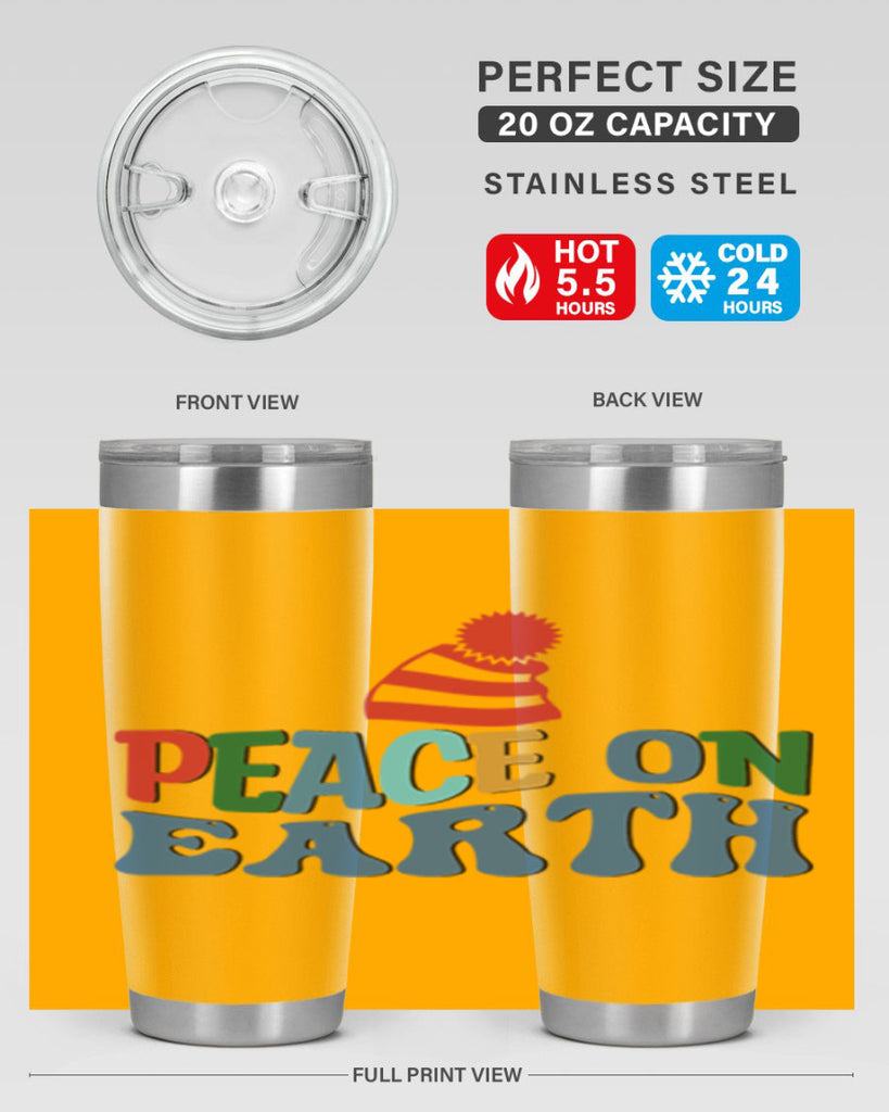Peace on Earth 337#- winter- Tumbler
