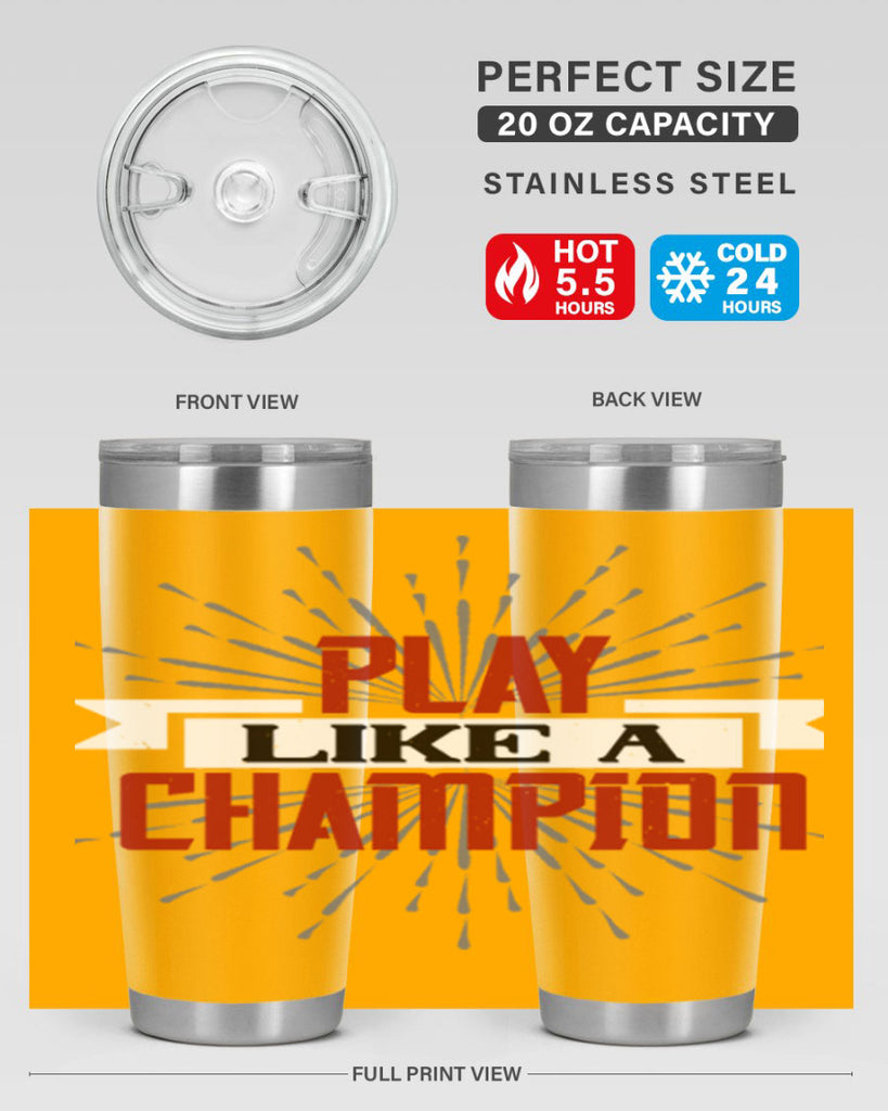 Play like a Champion 1942#- badminton- Tumbler