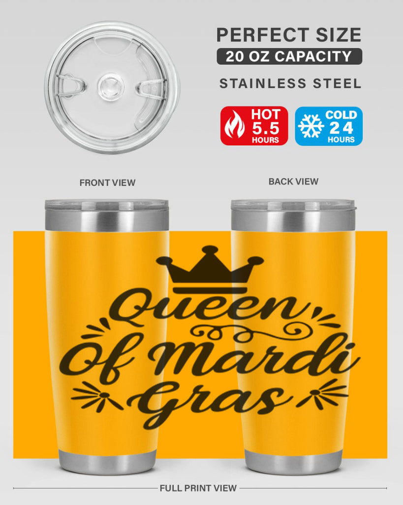 Queen Of Mardi Gras 135#- fashion- Cotton Tank