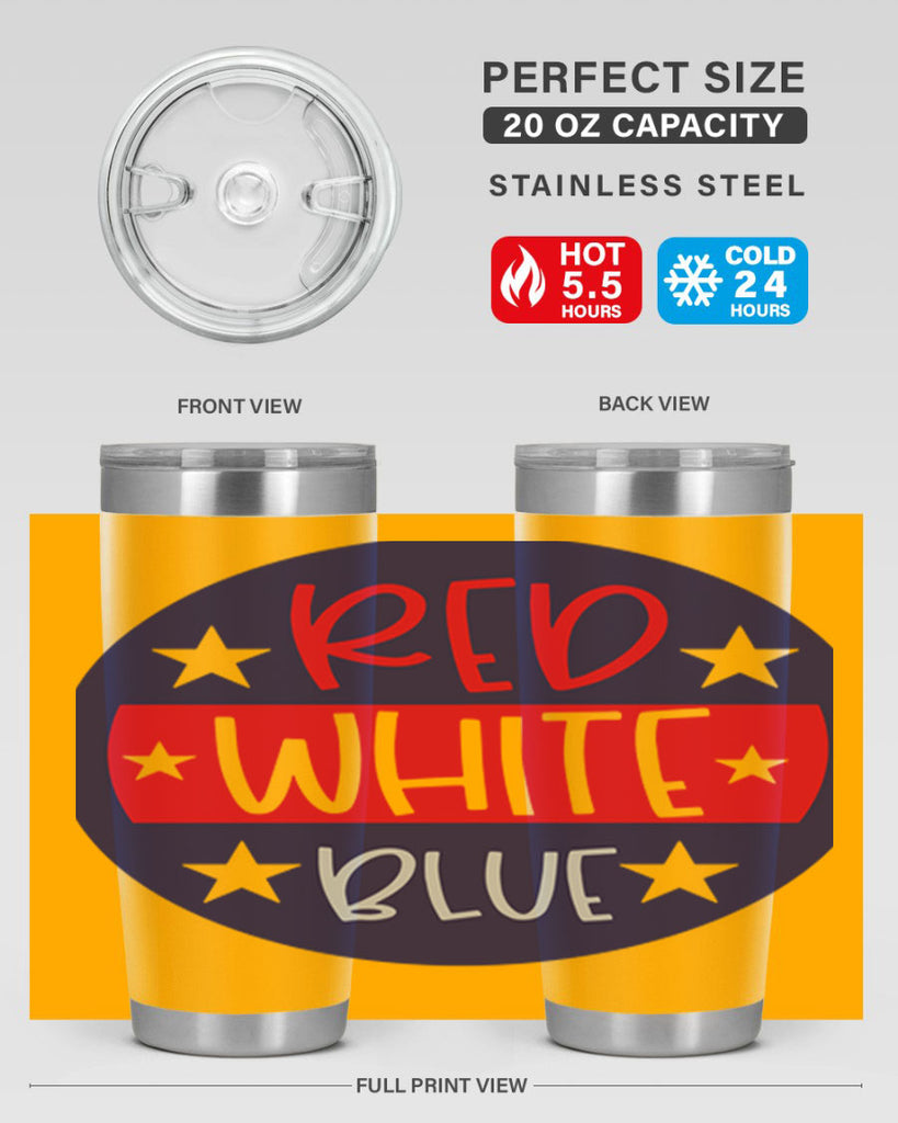 Red White Blue Style 170#- Fourt Of July- Tumbler