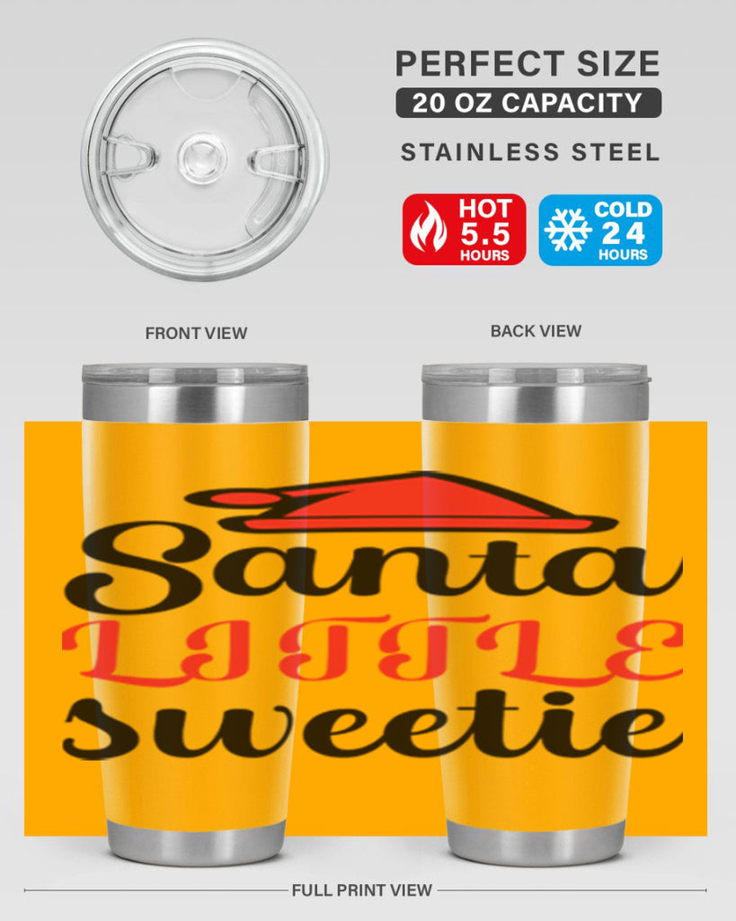 Santa little sweetie 350#- winter- Tumbler