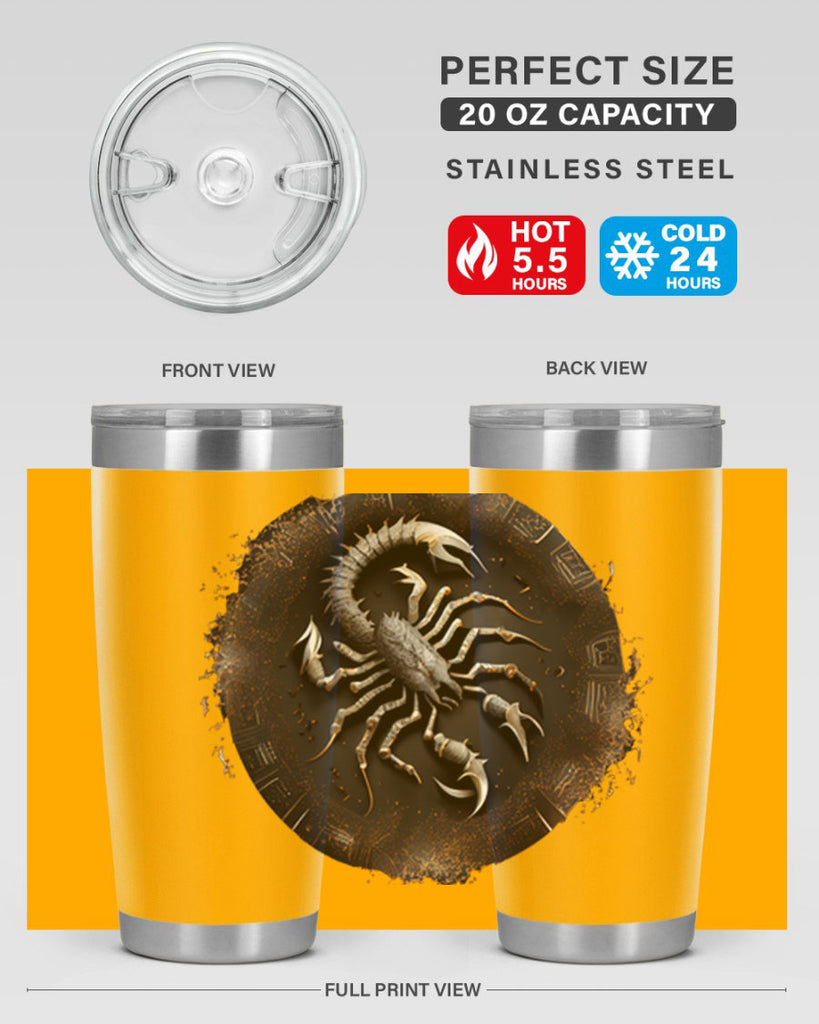 Scorpius 467#- zodiac- Tumbler