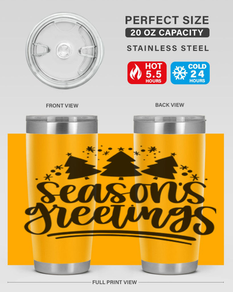 Seasons Greetings345#- winter- Tumbler