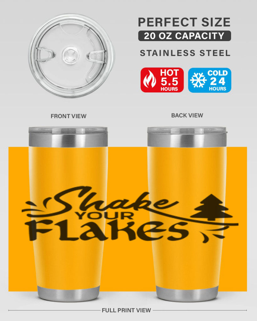 Shake Your Flakes 354#- winter- Tumbler