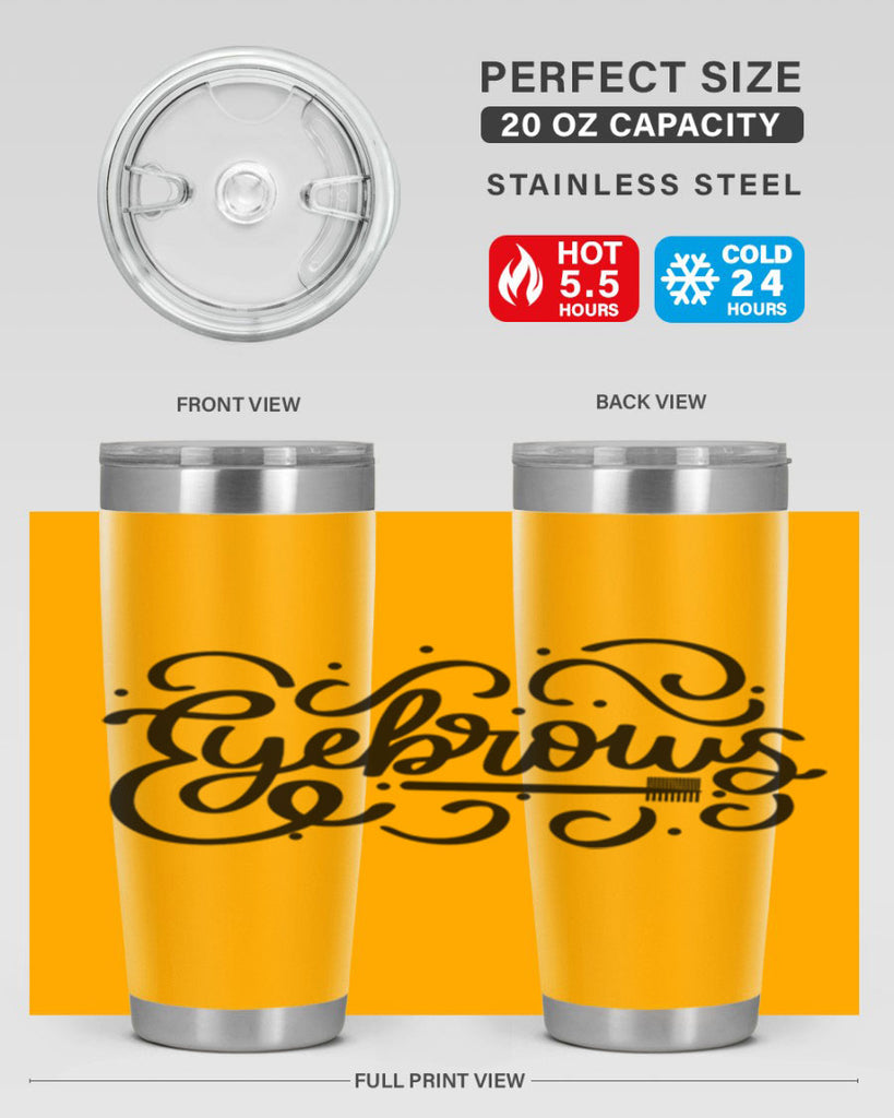 SingleEyebrows Style 28#- make up- Tumbler
