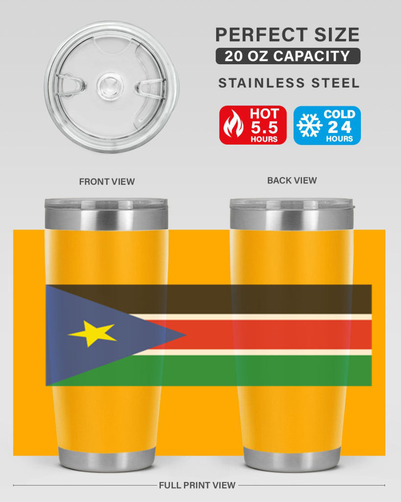 South Sudan 34#- world flags- Tumbler