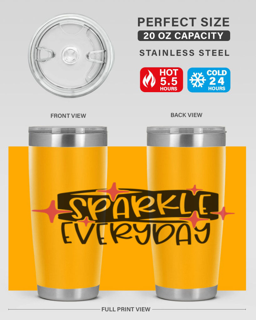 Sparkle Everyday Style 20#- make up- Tumbler