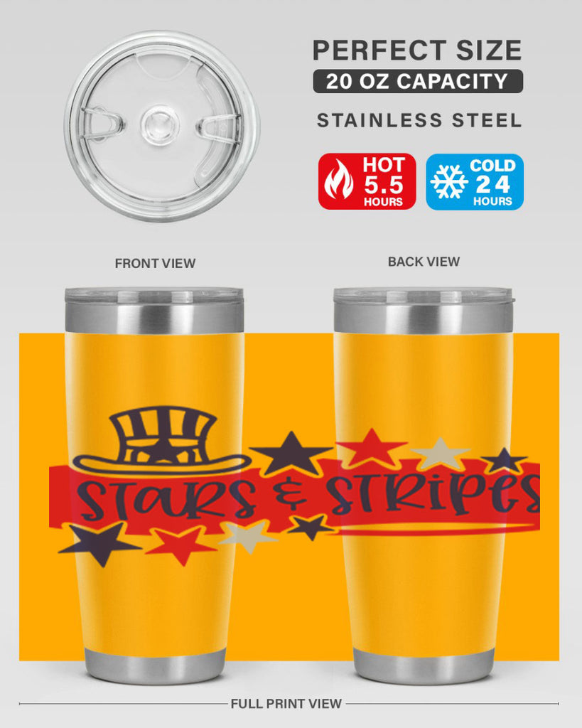 Stars Stripes Style 175#- Fourt Of July- Tumbler