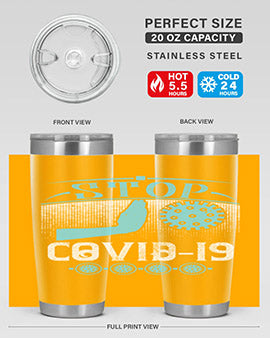 Stop covid Style 22#- corona virus- Tumbler