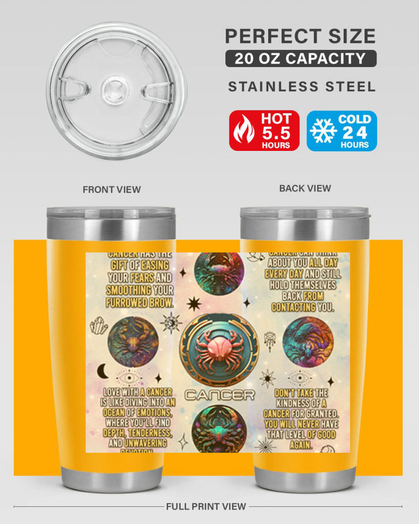 StraightCancer 470#- zodiac- Tumbler
