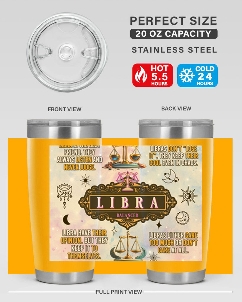 StraightLibra 474#- zodiac- Tumbler