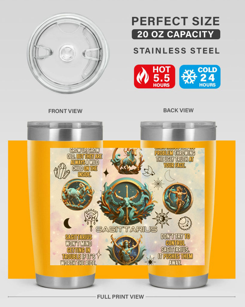 StraightSaggitarius 476#- zodiac- Tumbler
