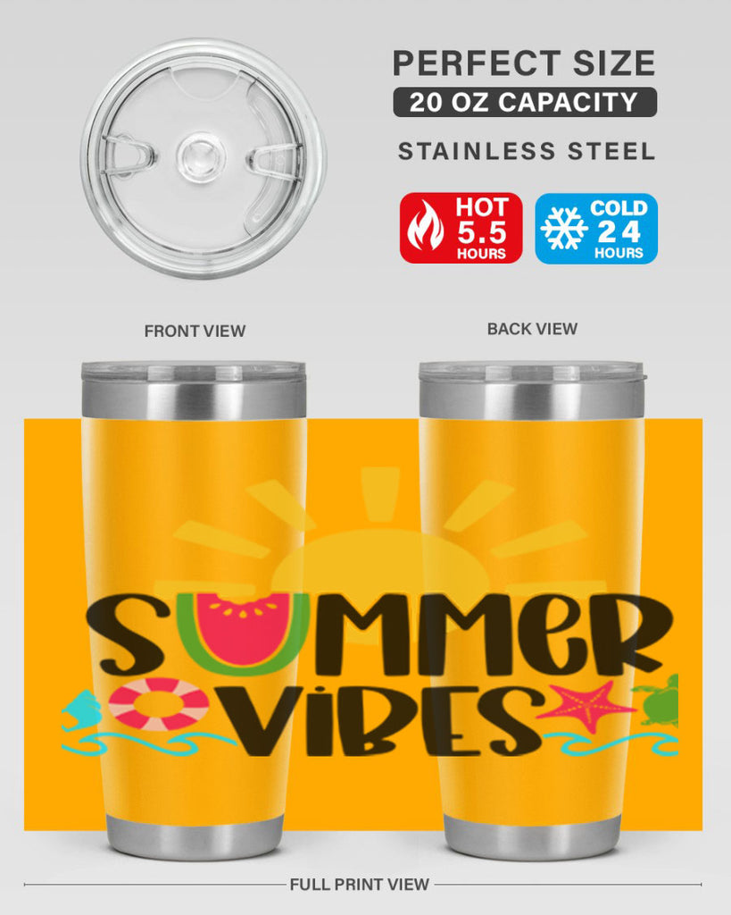 Summer Vibes Style 19#- summer- Tumbler