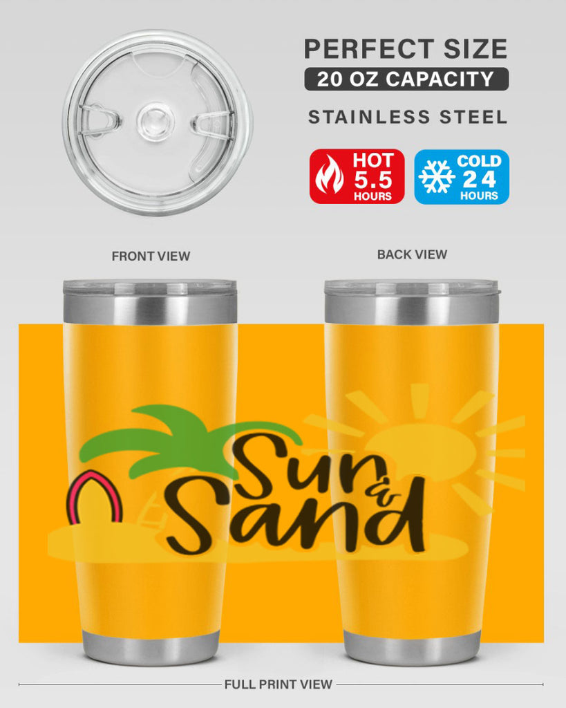 Sun Sand Style 17#- summer- Tumbler