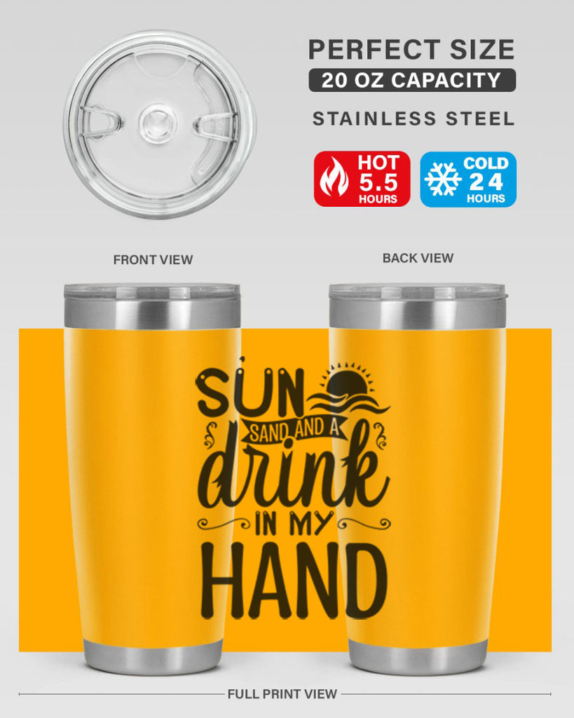 SunSandandaDrink 481#- zodiac- Tumbler