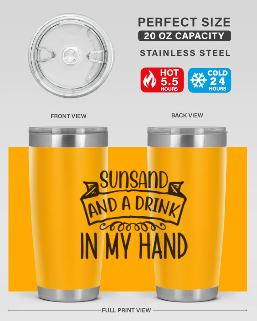 Sunsandandadrinkin 483#- zodiac- Tumbler