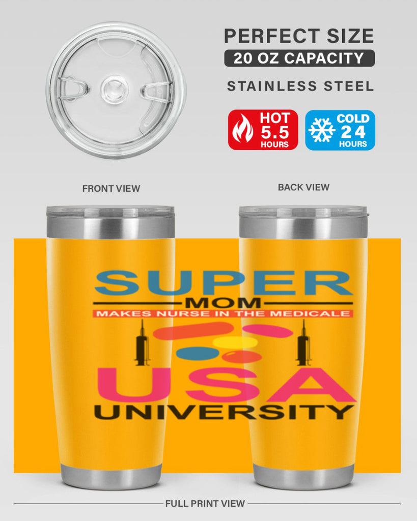 Super Mom Makes Nurse in the Style 333#- nurse- tumbler