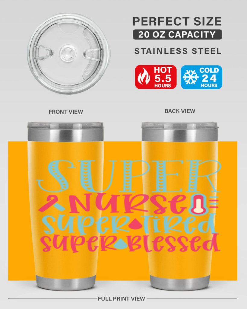 Super Nurse Super Tired Style Style 23#- nurse- tumbler