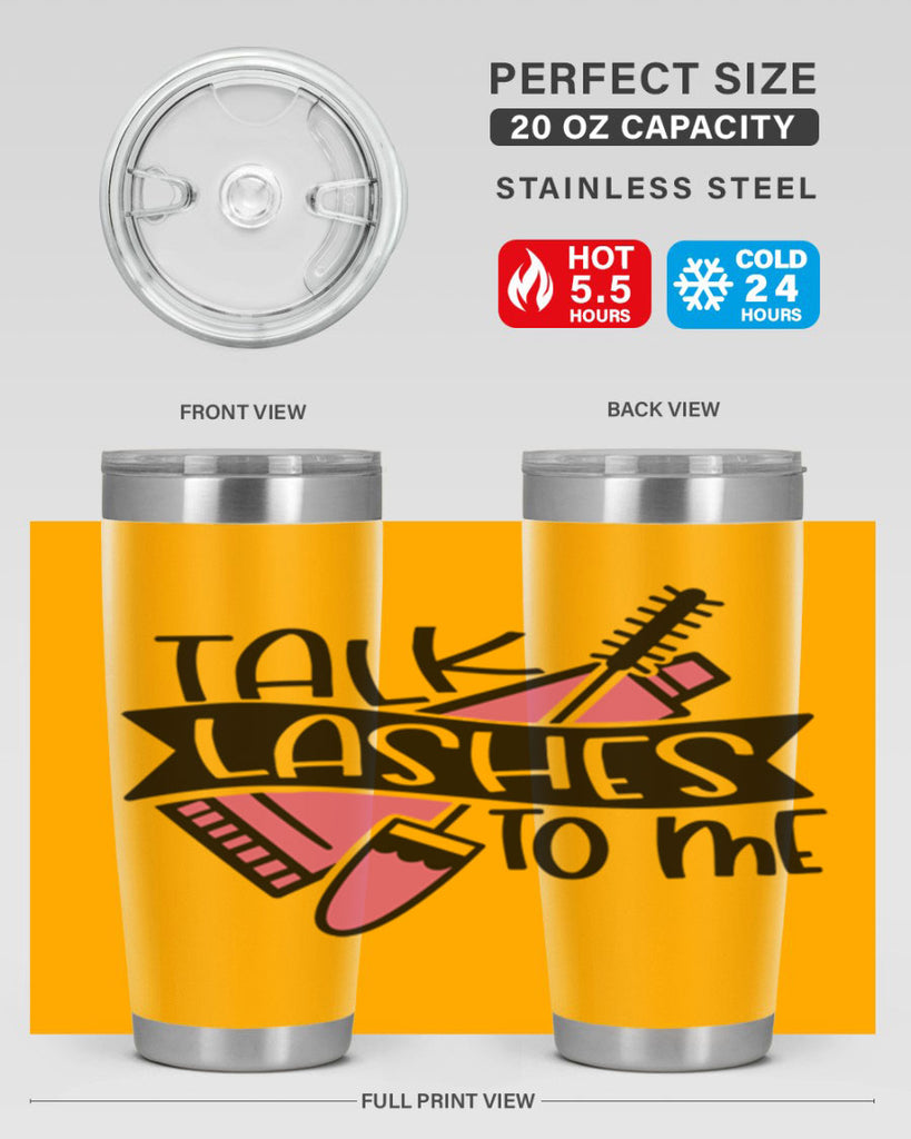 Talk Lashes To Me Style 17#- make up- Tumbler