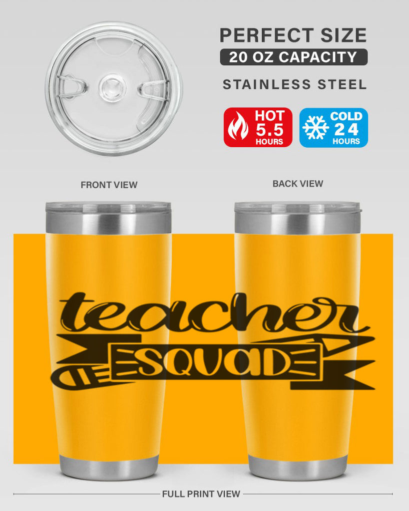 Teacher Squad Style 48#- teacher- tumbler
