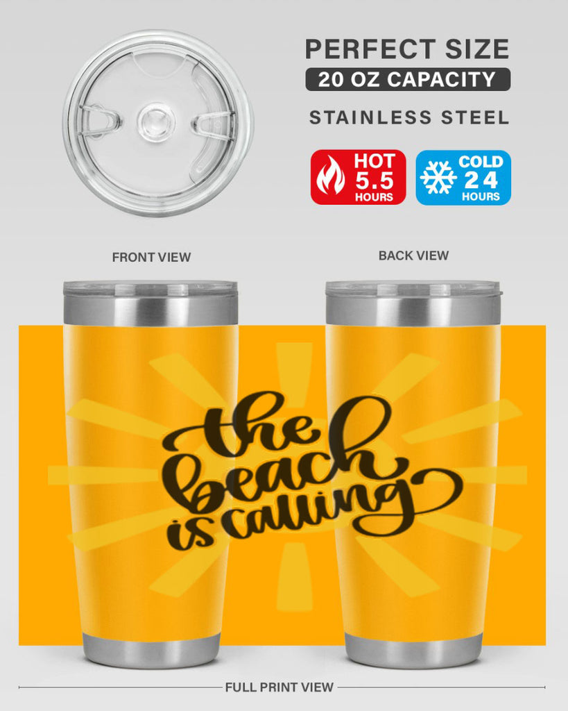 The Beachy Is Calling Style 10#- summer- Tumbler