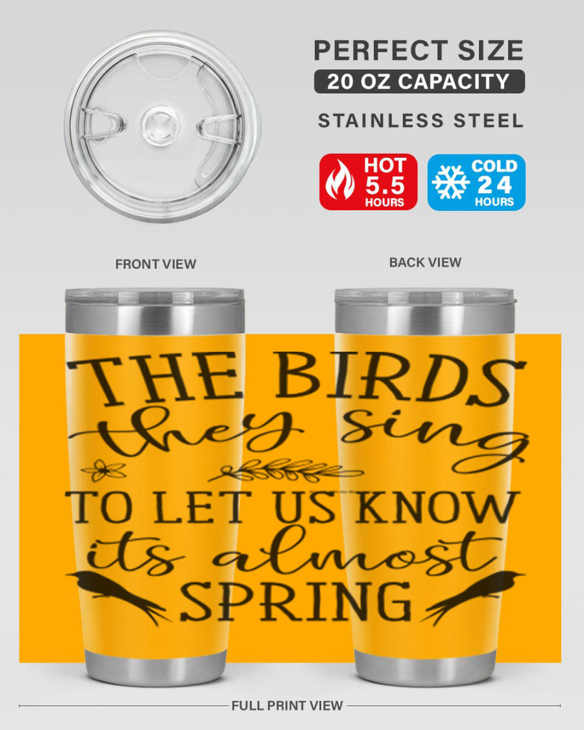 The birds they sing to 543#- spring- Tumbler