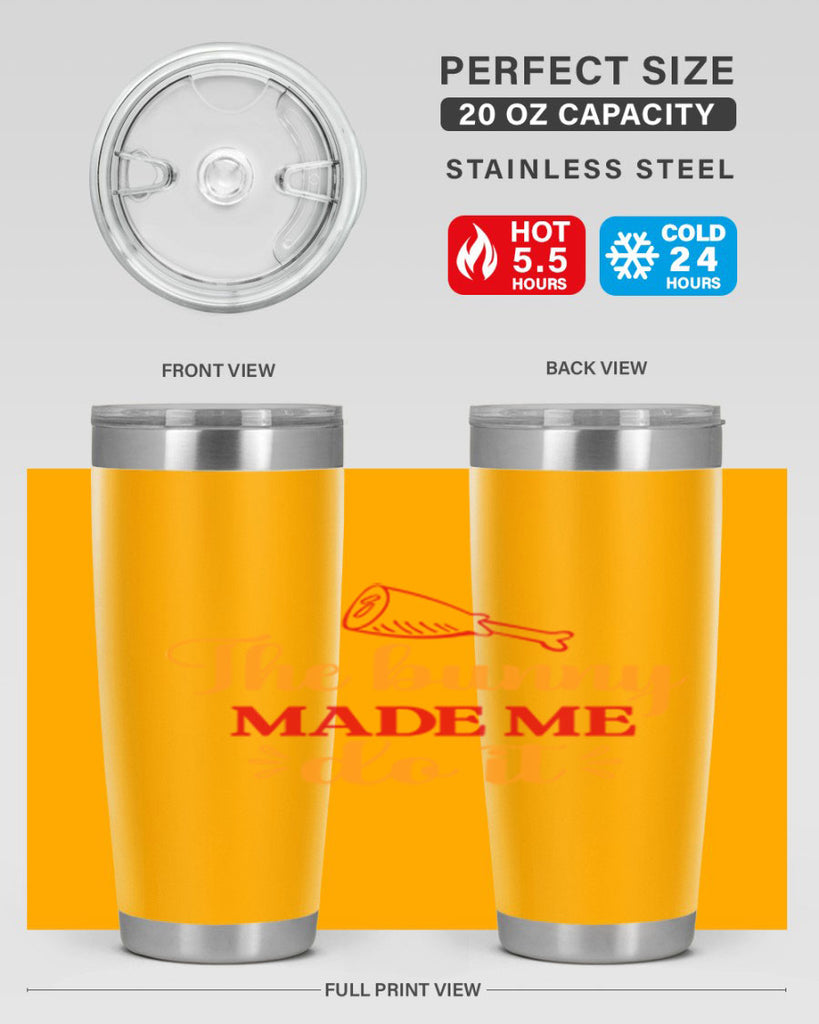 The bunny made me do it 529#- spring- Tumbler