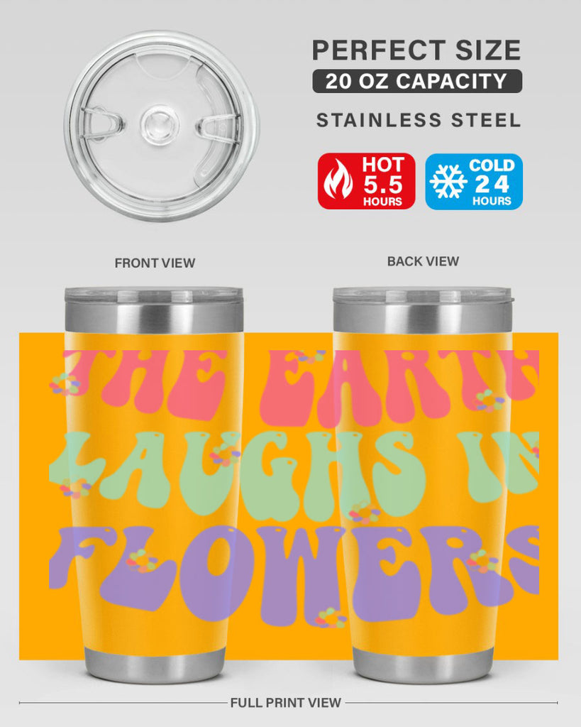 The earth laughs in flowers 532#- spring- Tumbler